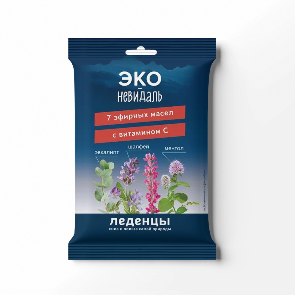 КАРАМЕЛЬ СЛАСТИ ЛЕДЕНЦОВАЯ МИКС ЭКО-НЕВИДАЛЬ 60ГР