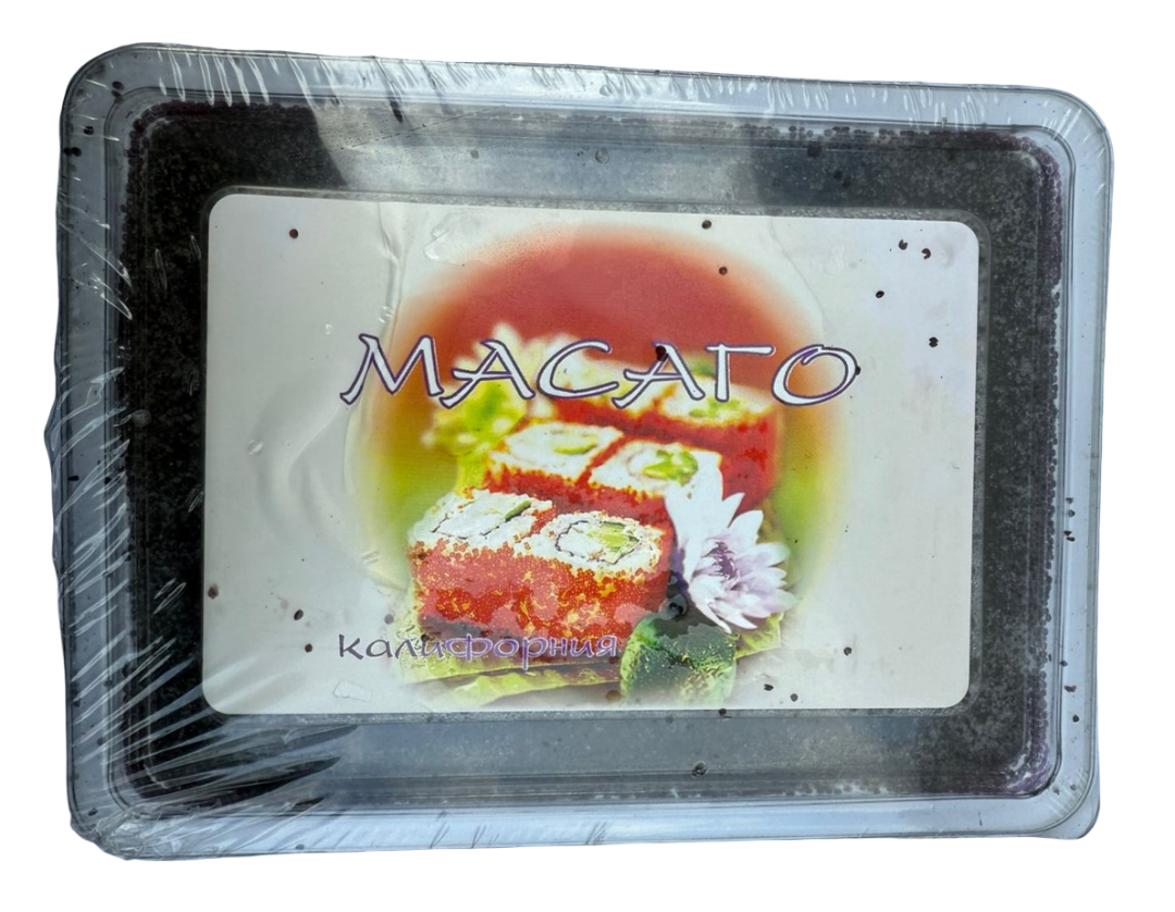 ИКРА МАСАГО ИЗ СЕЛЬДИ ЧЕРНАЯ 500ГР