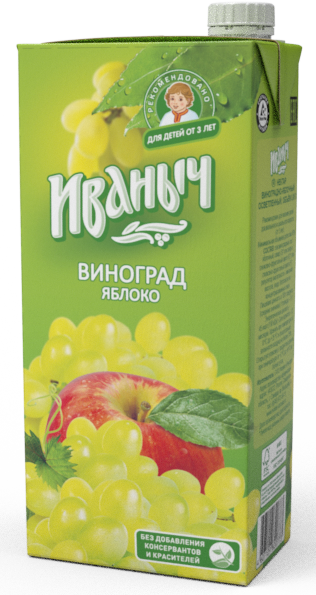 НЕКТАР ИВАНЫЧ ЯБЛОКО/ВИНОГРАД Т/П 0,95Л