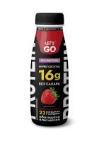 БЗМЖ КОКТЕЙЛЬ МОЛОЧНЫЙ LET'S GO БЕЗЛАКТОЗ 0% КЛУБНИКА ПЭТ 270ГР