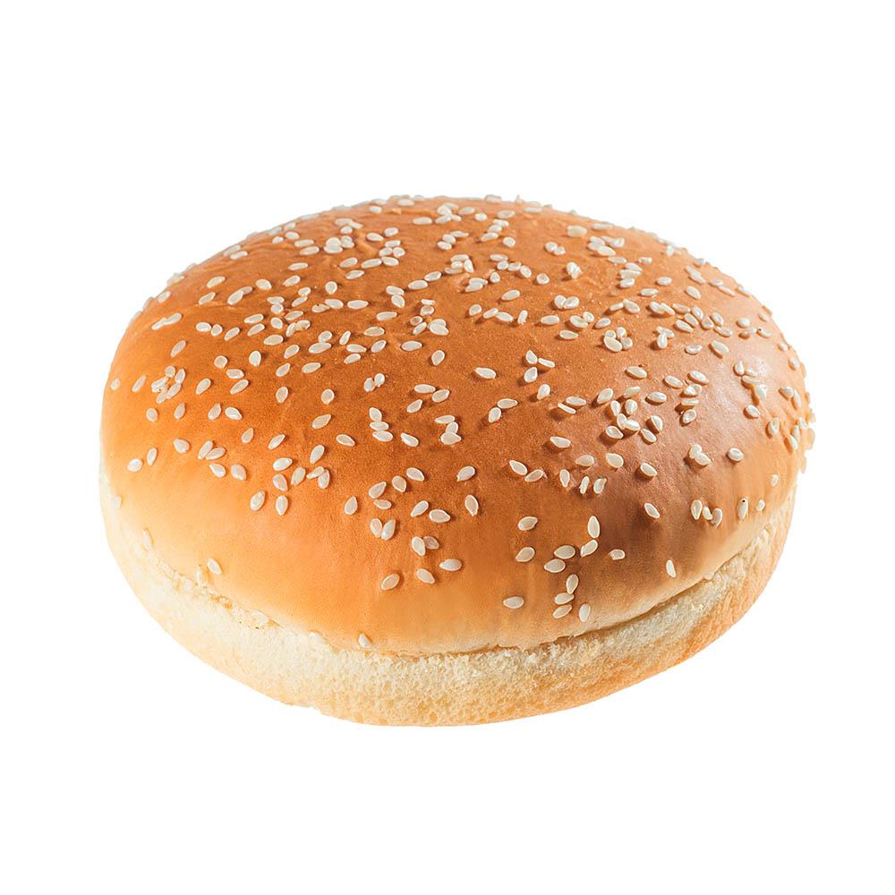 БУЛОЧКА ДЛЯ ГАМБУРГЕРА С КУНЖУТОМ ЗАМ 125ММ 80ГР