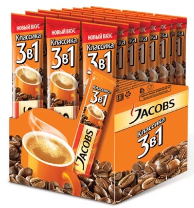 КОФЕ ЯКОБС МОНАРХ 3В1 КЛАССИК 13,5ГР