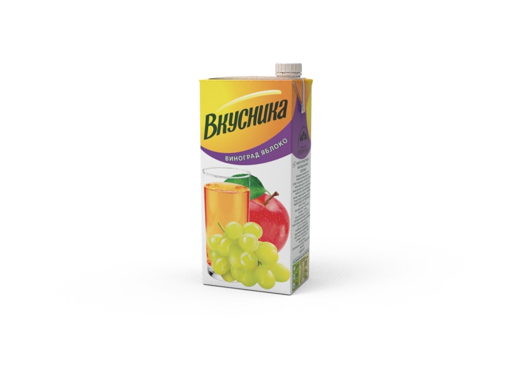 НЕКТАР ВКУСНИКА 0,95Л ЯБЛОКО/ВИНОГРАД