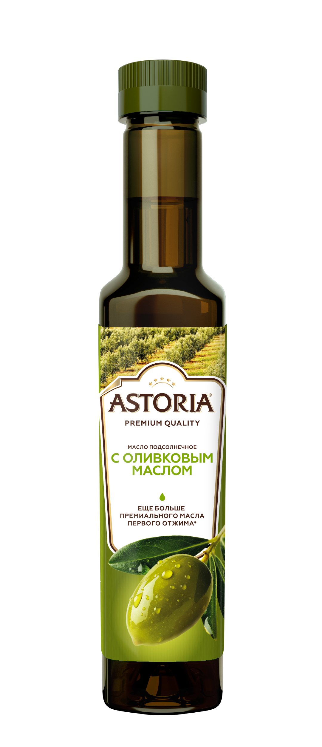 МАСЛО РАСТИТЕЛЬНОЕ – СМЕСЬ АСТОРИЯ, ПОДСОЛНЕЧНО-ОЛИВКОВОЕ 250 МЛ