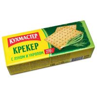 КРЕКЕР КУХМАСТЕР ЗАТЯЖНОЕ С ЛУКОМ И УКРОПОМ 270ГР КРЕКЕР КУХМАСТЕР ЗАТЯЖНОЕ С ЛУКОМ И УКРОПОМ 270ГР