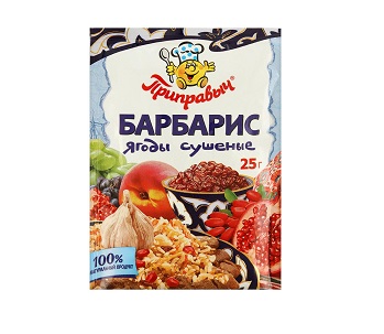 ПРИПРАВА БАРБАРИС ЯГОДЫ СУШЕНЫЕ ПРИПРАВЫЧ 25Г