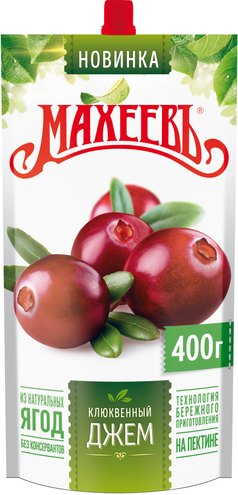 ДЖЕМ МАХЕЕВ КЛЮКВЕННЫЙ 400ГР ДП