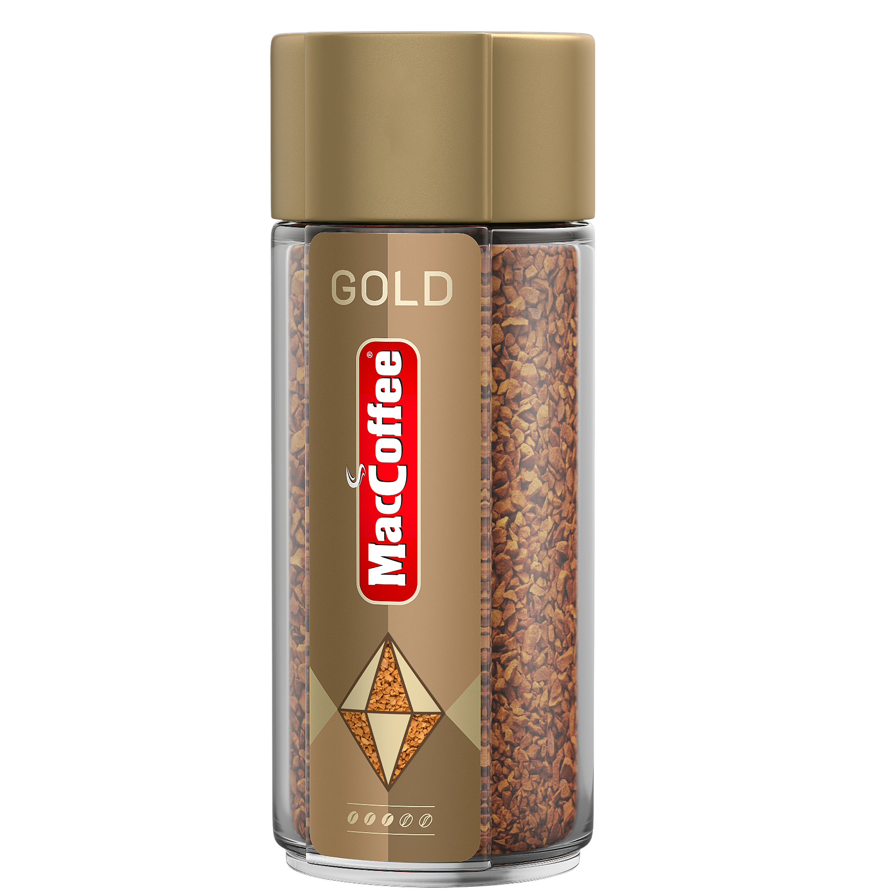 КОФЕ MACCOFFЕE GOLD НАТУР.РАСТВОР.СУБЛ. 90ГР