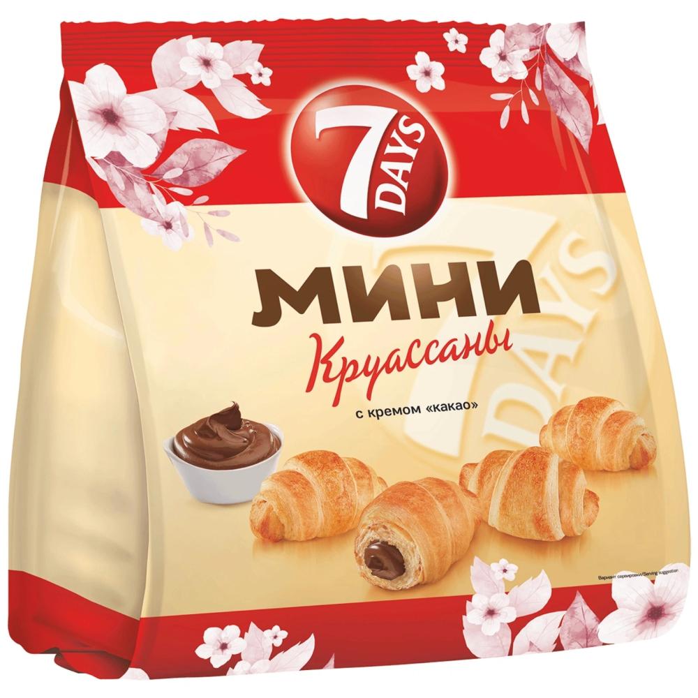 КРУАССАНЫ СЕВЕН ДЕЙС МИНИ КАКАО 265ГР