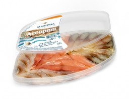 ГОРБУША И СЕЛЬДЬ ФИЛЕ-КУСОЧКИ В МАСЛЕ ОВАЛ ВКУСНОЕ МОРЕ 180ГР