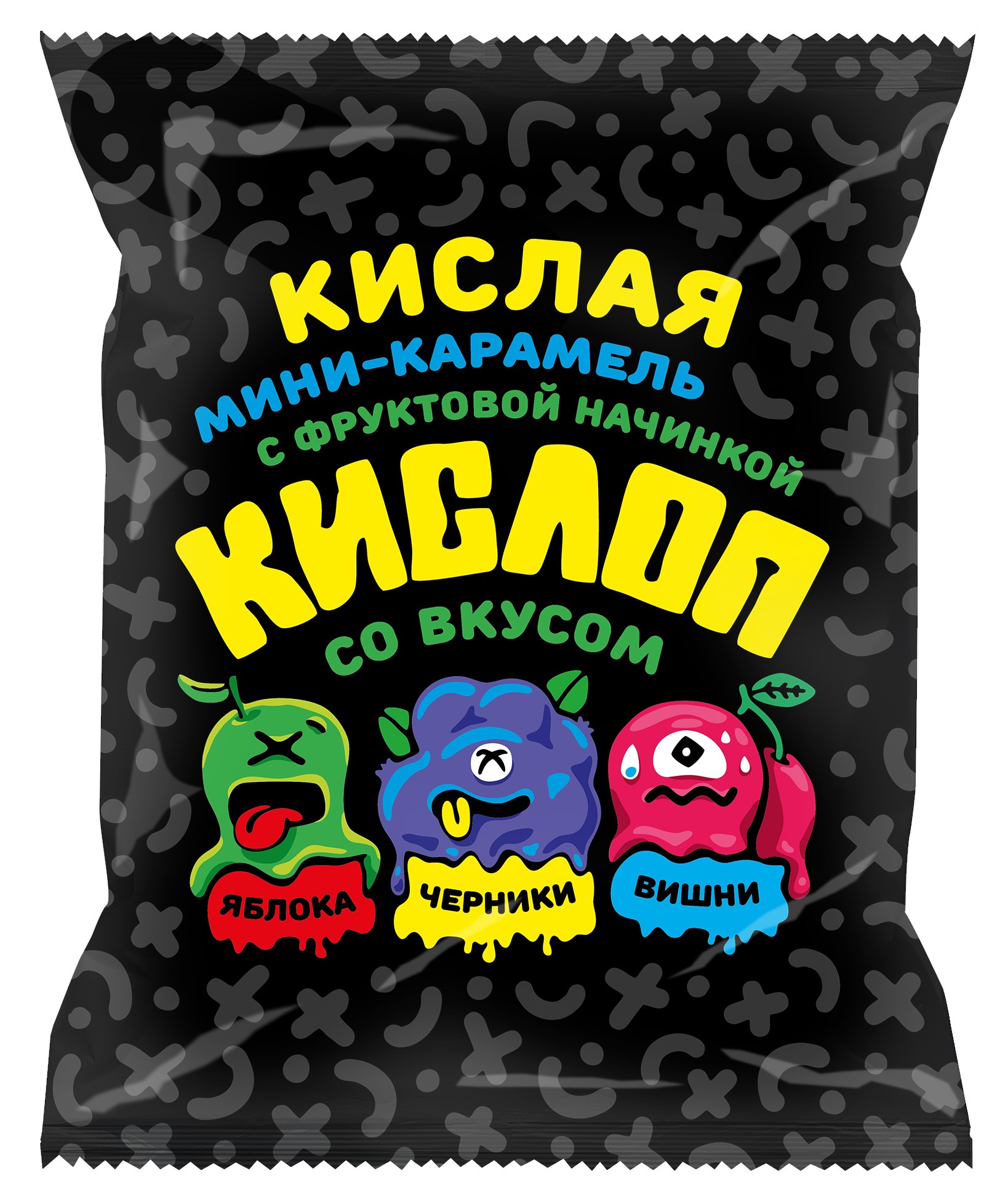 КАРАМЕЛЬ-МИНИ СЛАСТИ КИСЛОП ЛЕДЕНЦОВАЯ С НАЧИНКОЙ МИКС 200ГР