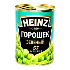 ГОРОШЕК ЗЕЛЁНЫЙ ХАЙНЦ 400ГР Ж/Б