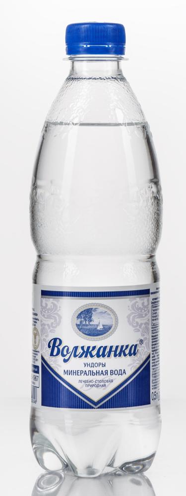 ВОДА ВОЛЖАНКА МИНЕРАЛЬНАЯ ГАЗ 0,5Л ПЭТ
