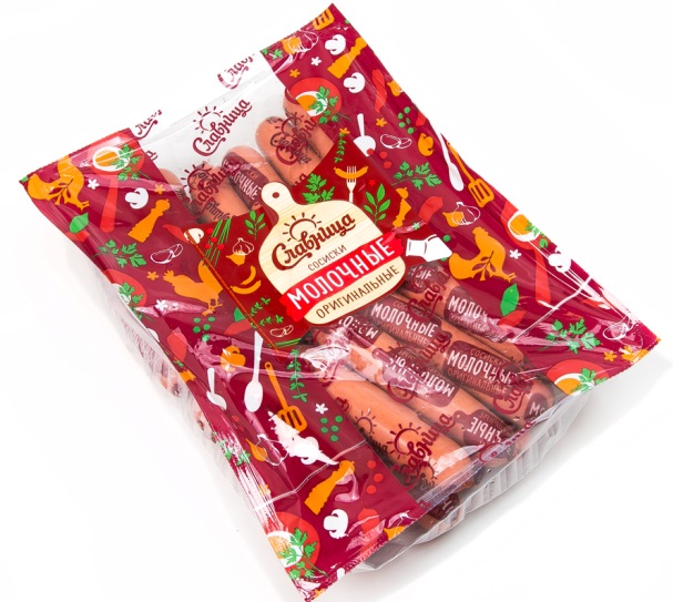 СОСИСКИ МОЛОЧНЫЕ ОРИГИНАЛЬНЫЕ СЛАВНИЦА СТАРОДВОРЬЕ /ВЕС