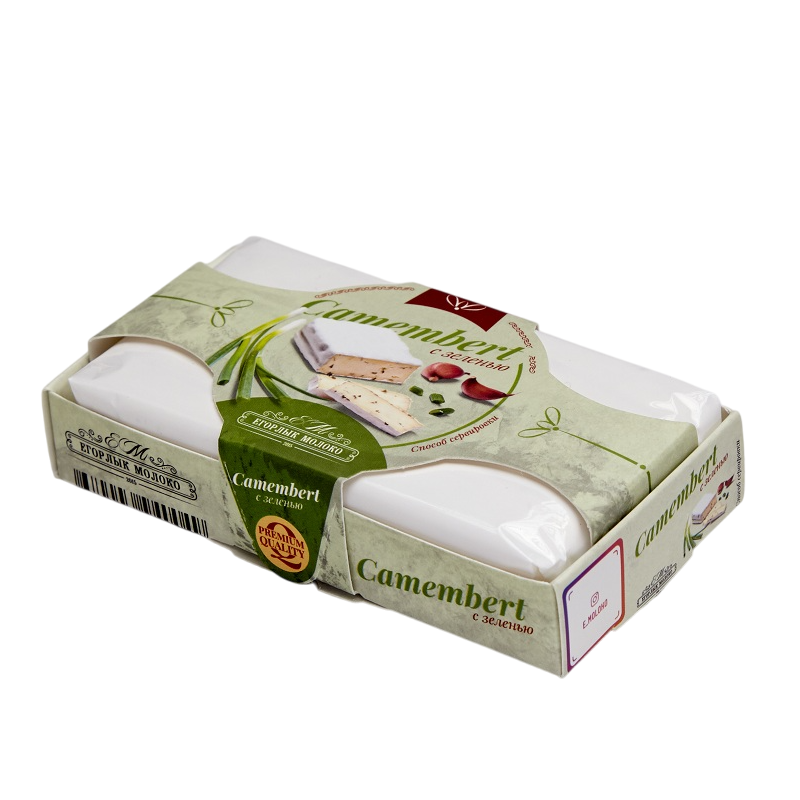 БЗМЖ СЫР КАМАМБЕР С ЗЕЛЕНЬЮ 45% 125ГР ЕГОРЛЫК