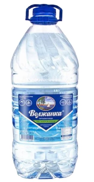 ВОДА ВОЛЖАНКА ПИТЬЕВАЯ НЕГАЗ 5Л ПЭТ