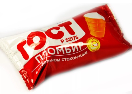БЗМЖ МОРОЖЕНОЕ НЧ ГОСТ СТАК ПЛОМБИР 75ГР