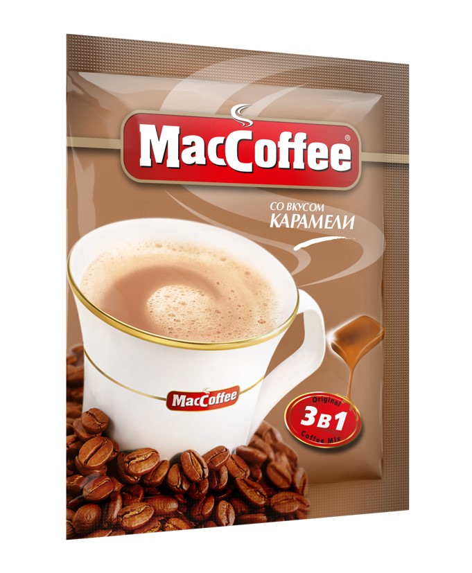 КОФЕ МАККОФЕ КАРАМЕЛЬ 3В1 18ГР