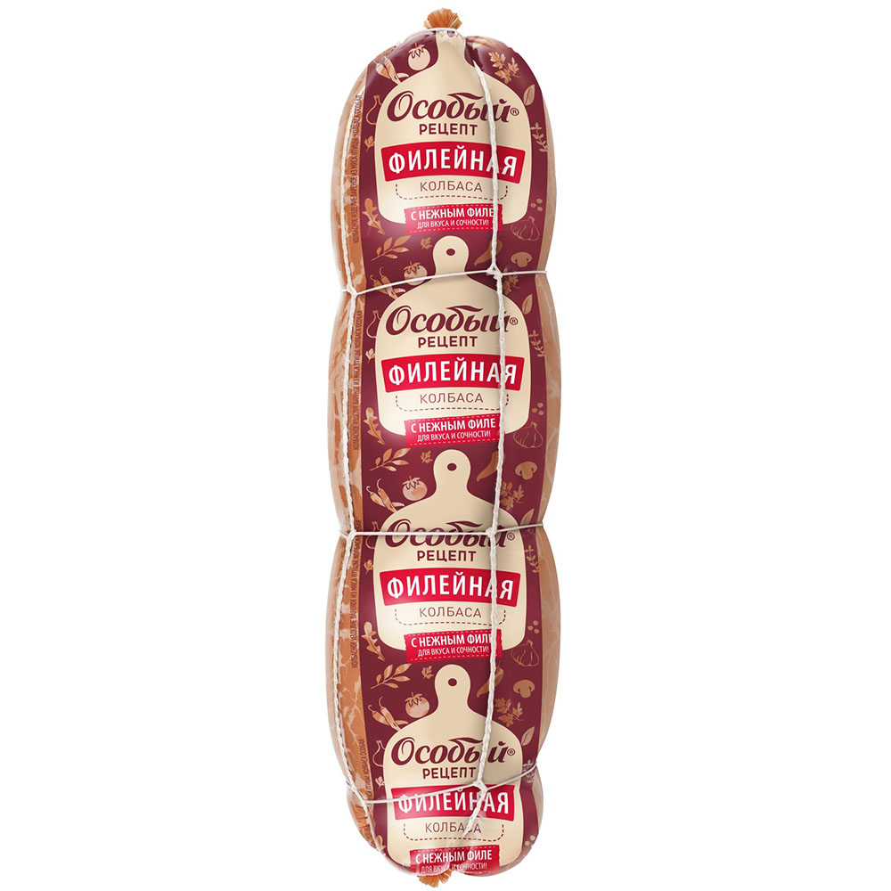 КОЛБАСА ВАРЕНАЯ ОСОБЫЙ РЕЦЕПТ ФИЛЕЙНАЯ /ВЕС