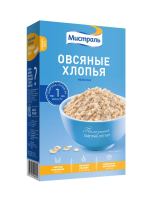 ХЛОПЬЯ  ОВСЯНЫЕ НЕЖНЫЕ МИСТРАЛЬ 400ГР