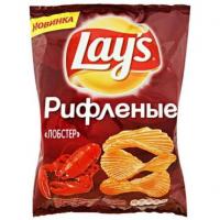 ЧИПСЫ ЛЭЙС 70ГР ЛОБСТЕР РИФЛЕНЫЕ ЧИПСЫ ЛЭЙС 70ГР ЛОБСТЕР РИФЛЕНЫЕ