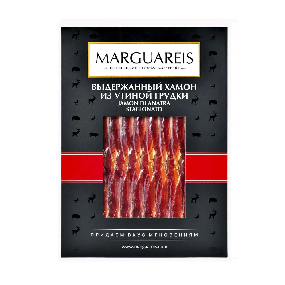 ХАМОН ИЗ УТИНОЙ ГРУДКИ 60ГР НАРЕЗКА