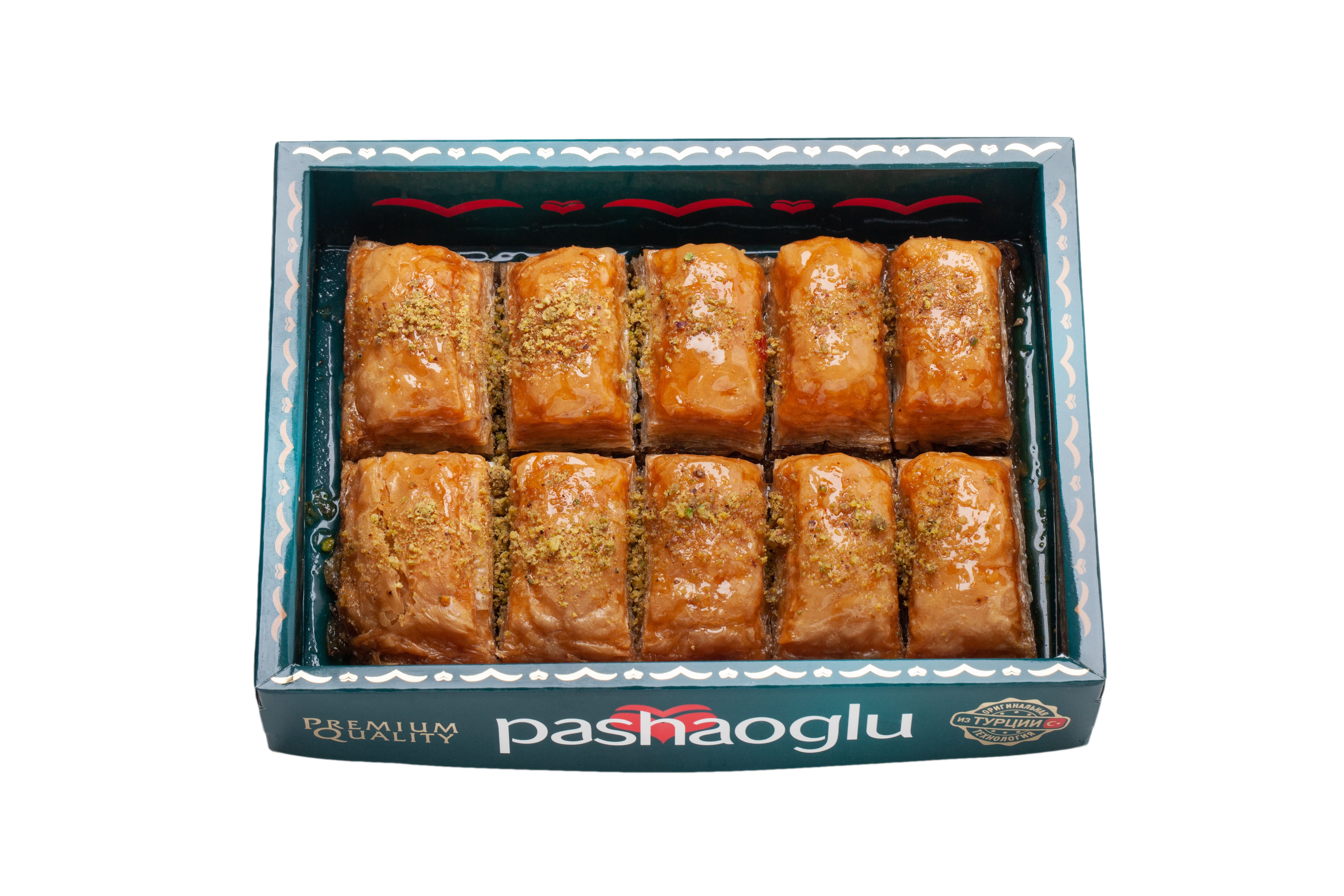 ПАХЛАВА PASHAOGLU КЛАССИЧЕСКАЯ С ГРЕЦКИМ ОРЕХОМ 500ГР