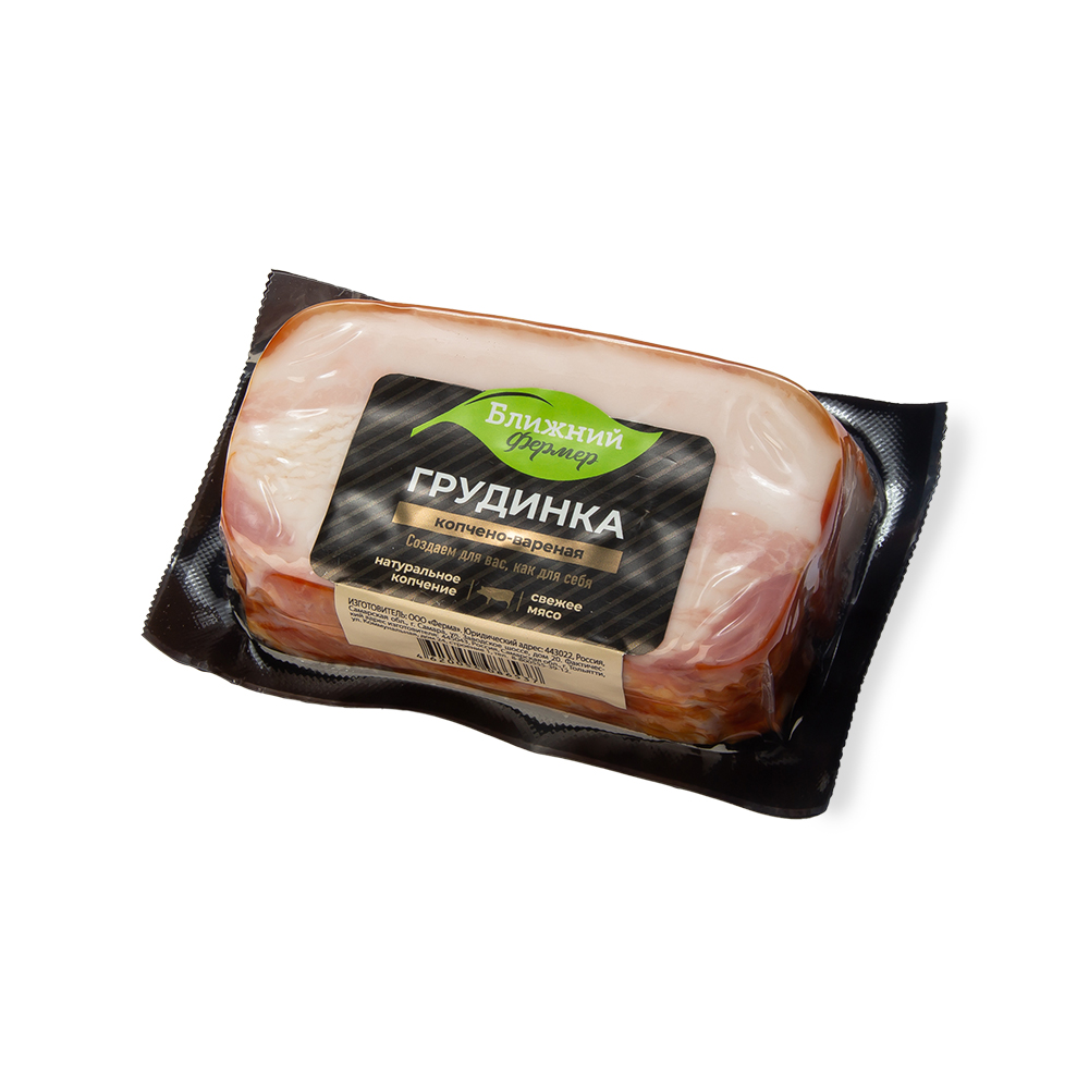 ГРУДИНКА СВИНАЯ В/К В/У БЛИЖНИЙ ФЕРМЕР 300ГР