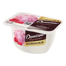 БЗМЖ ТВОРОЖОК ДАНИССИМО 5,6% МАЛИНОВЫЙ ПЛОМБИР 130ГР