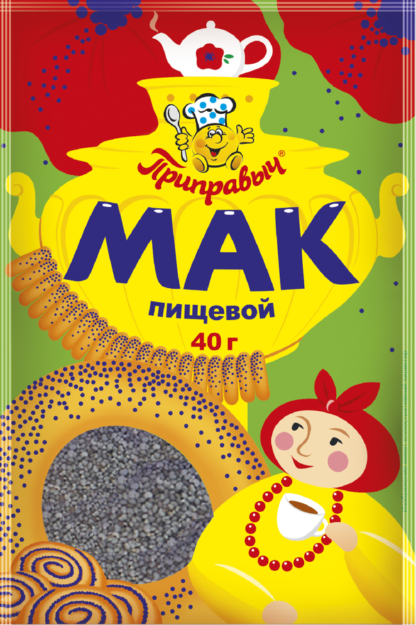 МАК МAСЛИЧНЫЙ ПРИПРАВЫЧ 40Г