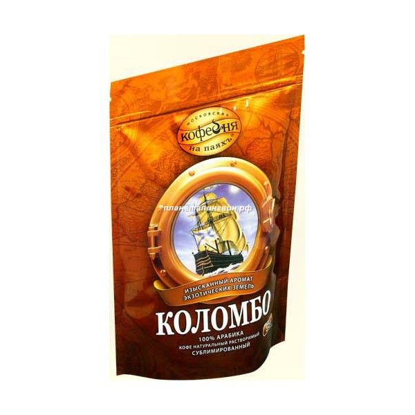 КОФЕ МОСКОВСКАЯ КОФЕЙНЯ НА ПАЯХЪ КОЛОМБО 95ГР М/У