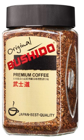 КОФЕ БУШИДО ОРИДЖИНАЛ 100ГР СТ/Б