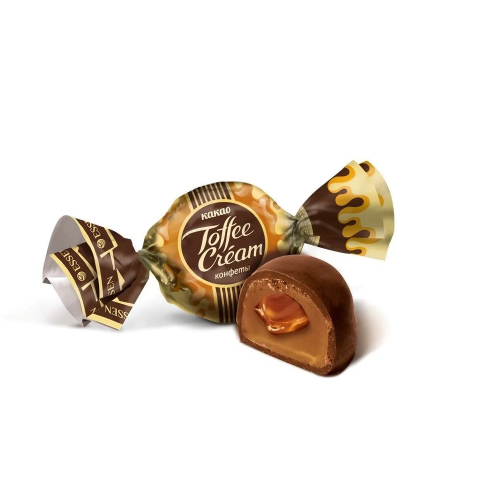 КОНФЕТЫ МХ TOFFEE CREAM КАКАО 1000 ГР