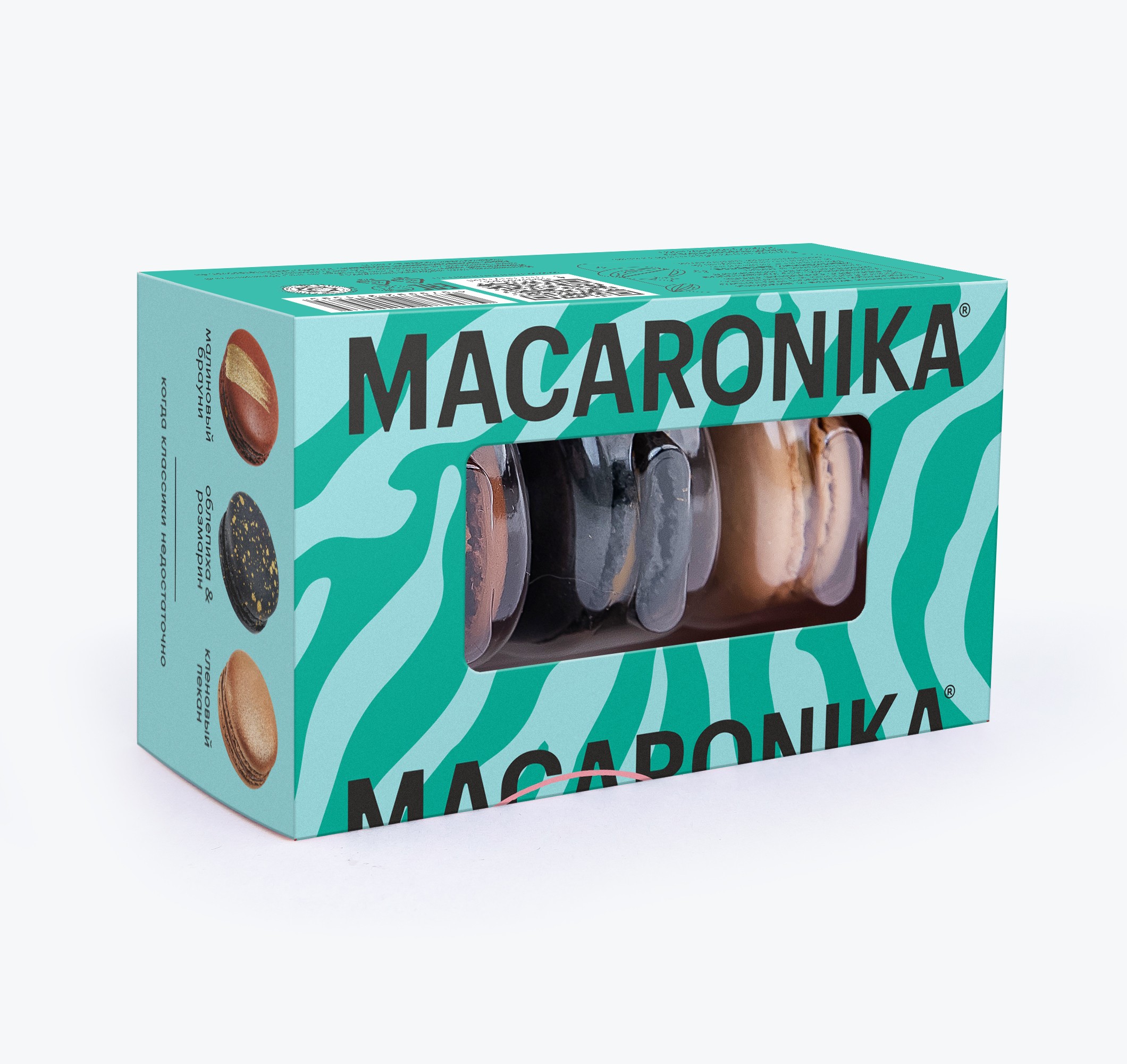 ПИРОЖНЫЕ MACARONIKA НАБОР ГУРМЕ 3.1 3ШТ