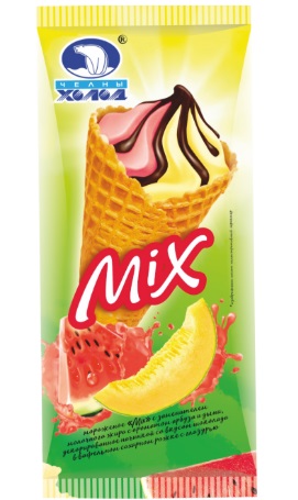 СЗМЖ МОРОЖЕНОЕ НЧ РОЖОК АРБУЗ/ДЫНЯ 90ГР/24ШТ