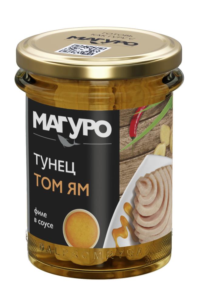 ТУНЕЦ ФИЛЕ В СОУСЕ ТОМ ЯМ МАГУРО С/Б 200ГР