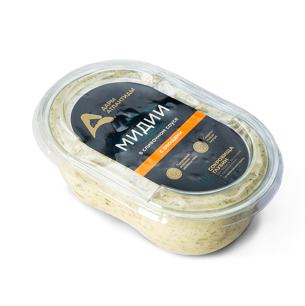 МИДИИ ВАР МАРИН В СЛИВ СОУСЕ ДАРЫ АТЛАНТИДЫ 220ГР