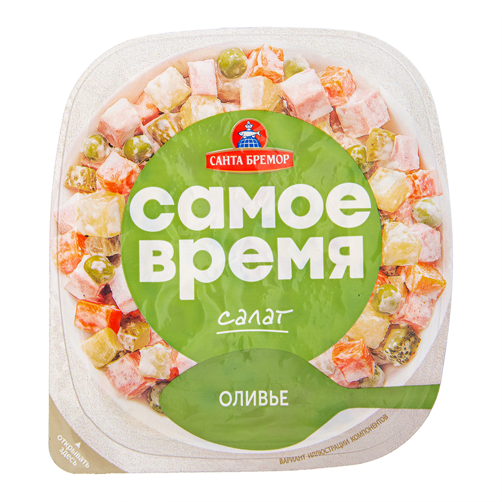 САЛАТ САМОЕ ВРЕМЯ ОЛИВЬЕ 150ГР