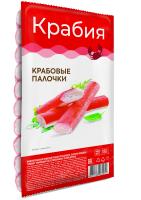 ПАЛОЧКИ КРАБОВЫЕ КРАБИЯ ИМИТАЦИЯ ПАСТ. ОХЛАЖДЕННЫЕ 1/8 180ГР
