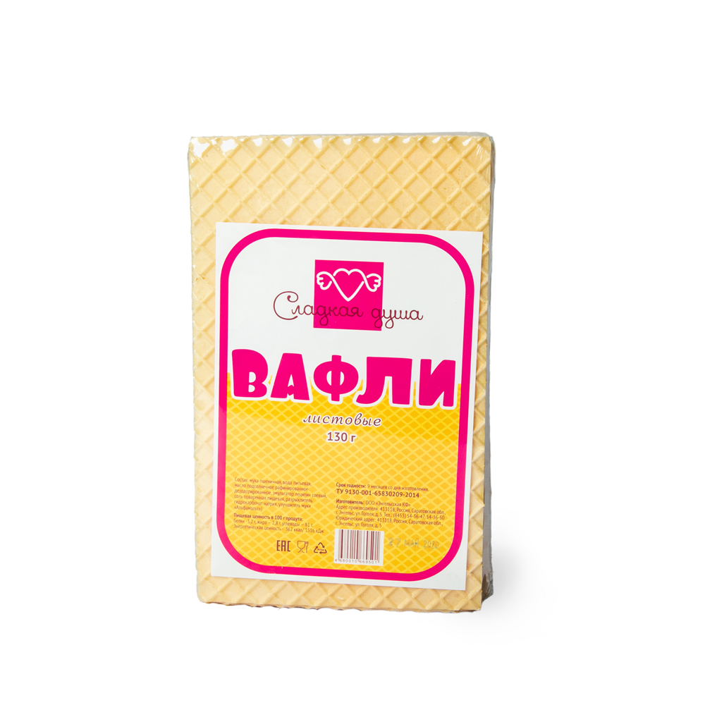 ВАФЕЛЬНЫЕ КОРЖИ СД 130ГР