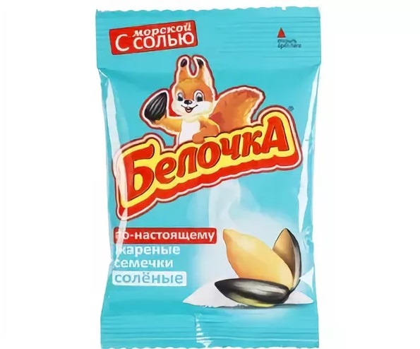 СЕМЕЧКИ БЕЛОЧКА СОЛЬ XL 100ГР