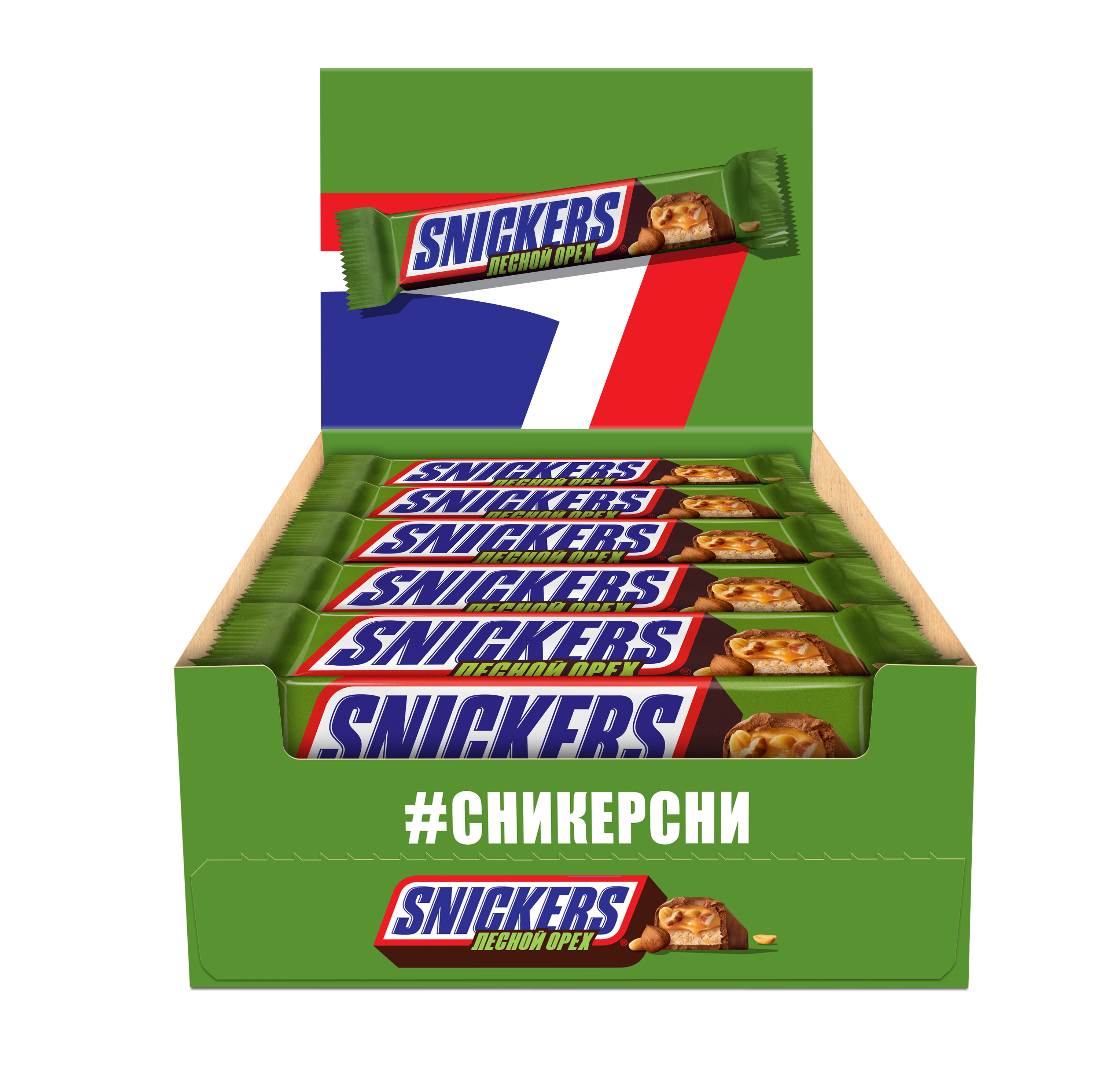 ШОКОЛАД СНИКЕРС С ЛЕСНЫМ ОРЕХОМ 81ГР