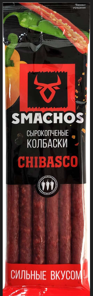 КОЛБАСКИ С/К ЧИБАСКО СМАЧОС 70ГР