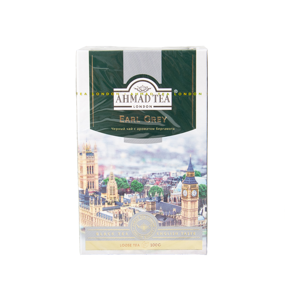ЧАЙ АХМАД ЭРЛ ГРЕЙ БЕРГАМОТ ЧЕРНЫЙ 100ГР