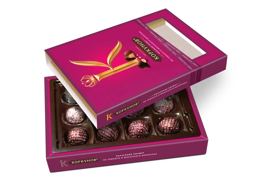 НАБОР КОНФЕТ А.КОРКУНОВ АССОРТИ 110ГР