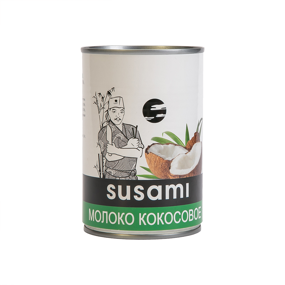 КОКОСОВОЕ МОЛОКО SUSAMI 17-19% Ж/Б 400 МЛ