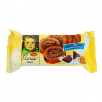 РУЛЕТ АЛЕНКА БИСКВИТНЫЙ МОЛОЧНЫЙ ШОКОЛАД 200ГР