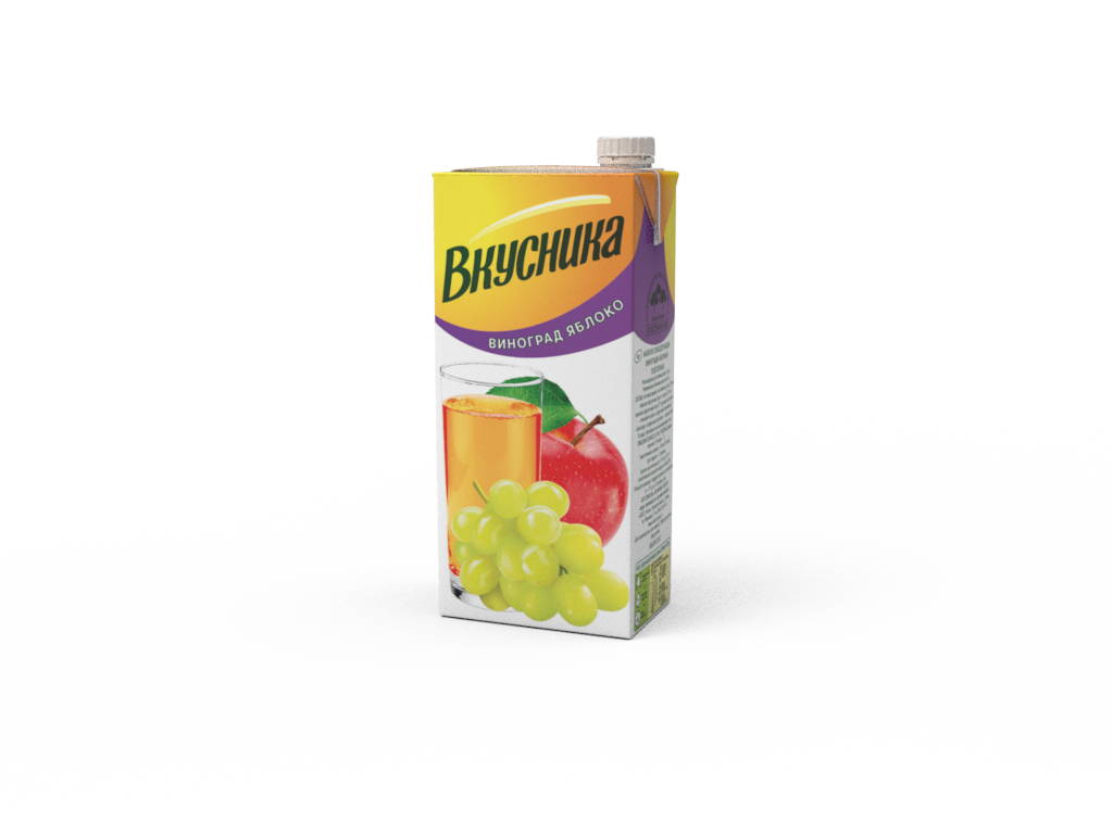 НЕКТАР ВКУСНИКА 0,95Л ЯБЛОКО/ВИНОГРАД