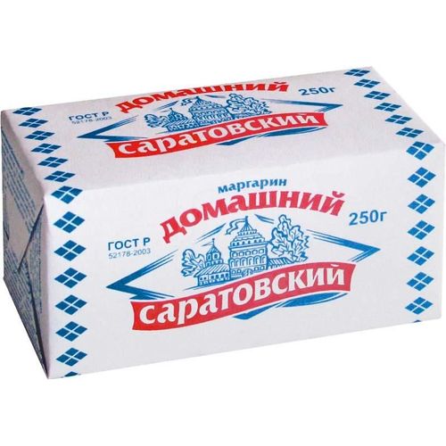 ЗМЖ МАРГАРИН САРАТОВСКИЙ ДОМАШНИЙ 250ГР ПЕРГ
