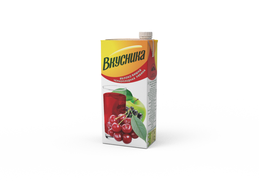 НАПИТОК ВКУСНИКА 0,95Л ЯБЛОКО-ВИШНЯ-РЯБИНА